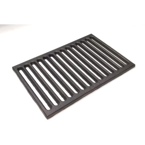 Griglia in Ghisa per Camino 20x30x1 cm Cod.P per Camino Stufa Fondello per Cenere