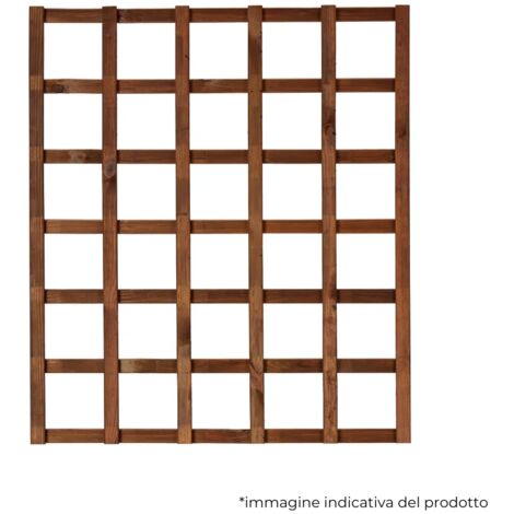 Griglia in legno per esterno Hortus color castagno 90 x 90 cm
