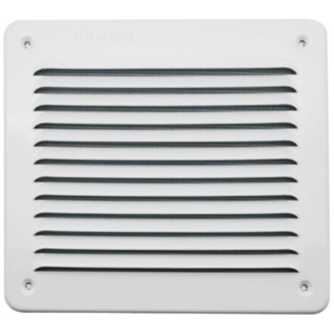 GRIGLIA IN METALLO DA SOVRAPPORRE CON RETE L. 193 X H. 165 MM Alluminio Ramato FIRST