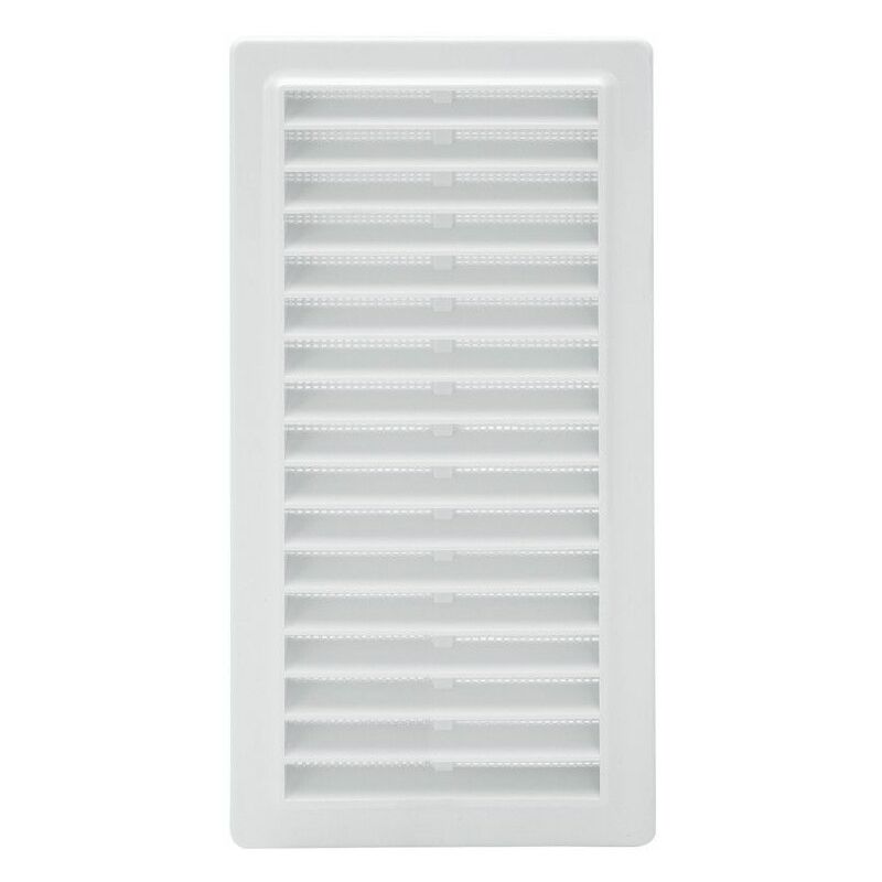Griglia In Plastica Incassata Con Maglia Posteriore 25x12 Cm.