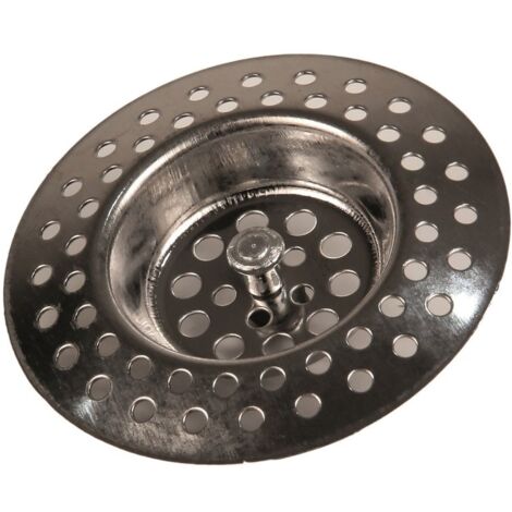 Griglia inox a cestello con perno centrale per piletta ø1.1/4 452300AI