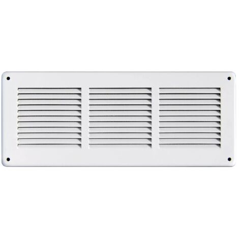 GRIGLIA METALLO MM.340X140 VERNICIATO BIANCO