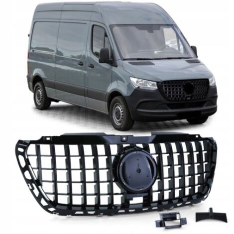 GRIGLIA MODELLO PER MERCEDES SPRINTER W907, W910 DAL 2018 - TELECAMERA PANAMERICANA