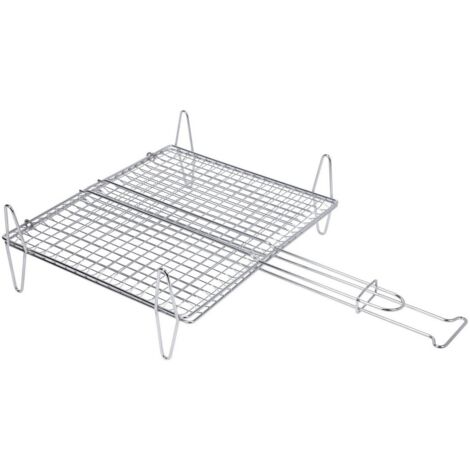 Griglia per Barbecue per Pesce Sauvic Zinco 30 x 35 cm