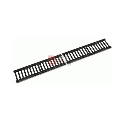 Griglia per canaletta c250 pedonabile raccolta acque cm 50x12,6xh26 ghisa