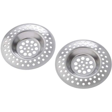 Griglia per lavello in acciaio inox, set da 2
