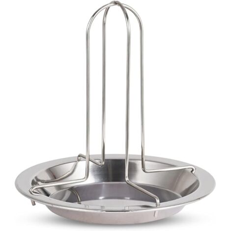 Griglia per pollo, supporto per pollo da barbecue, teglie antiaderenti per arrostire pollo e tacchino, utensili da cucina per barbecue e lattine di birra per esterni