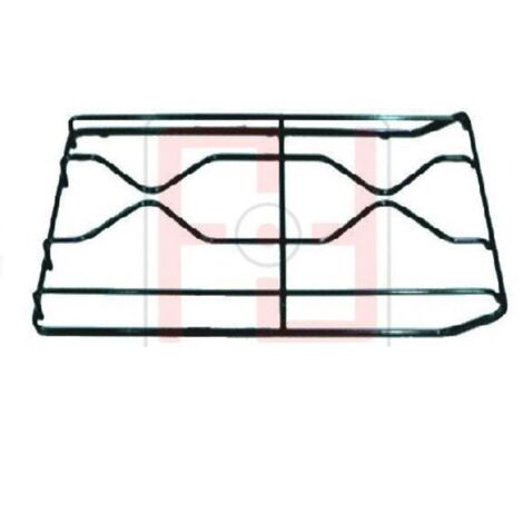GRIGLIA PIATTINA 2 FUOCHI PIANI COTTURA 409X258 Ariston Indesit - tipo corta - C