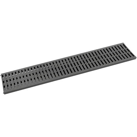 GRIGLIA PLASTICA PER CANALETTA 'TOP' A15 - cm 100 x 19,8 x H. 3,6