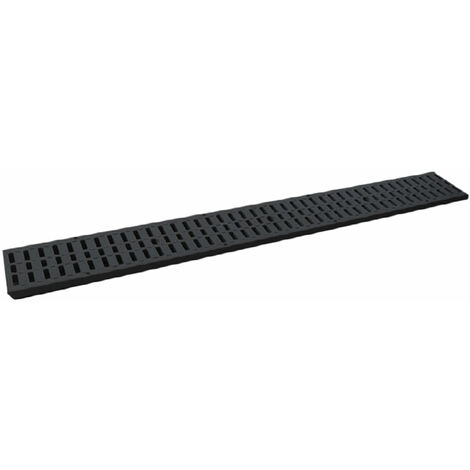 GRIGLIA POLIPROPILENE PER CANALETTA 'NOR' A15 - cm 100 x 13 x H. 3,2