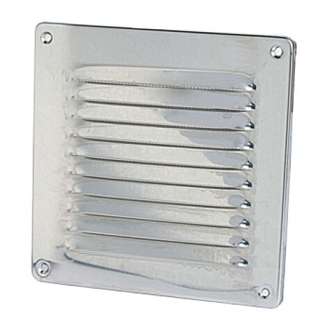 Griglia quadrata 140 x 140 mm in acciaio inox da appoggio dotata di pellicola protettiva sul frontale 00000061056