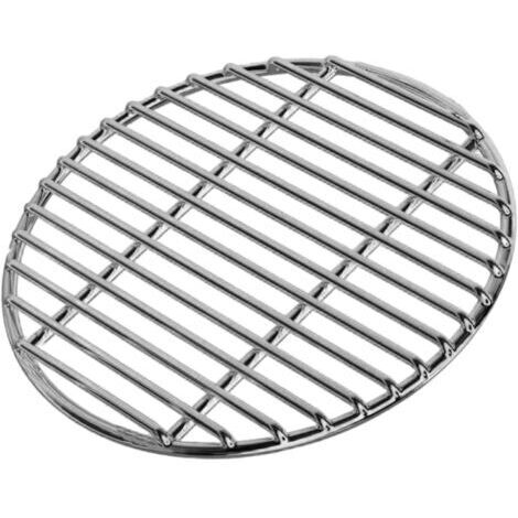 Griglia rotonda, griglia a carbone, accessori per griglia in acciaio inox per giardino, griglia da esterno, barbecue, 28 cm