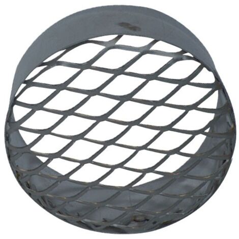 Griglia rotonda inox - ø 80 mm per aspirazione alta dell'aria comburente 0000051006F
