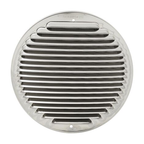 Griglia tonda da sovrapporre in metallo con rete d.230 mm inox