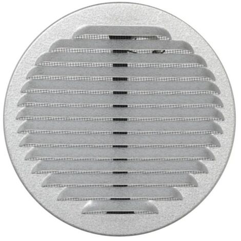 GRIGLIA TONDA IN METALLO CON MOLLE E RETE D.125-160 MM Alluminio Zincato