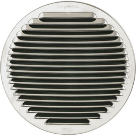 GRIGLIA TONDA IN METALLO CON MOLLE E RETE D.160-200 MM Inox FIRST