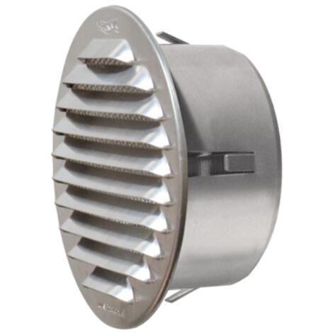 GRIGLIA TONDA IN METALLO DA INCASSO CON IMBOCCO IN PLASTICA Rame D. 150 mm - Imb. 115 mm FIRST