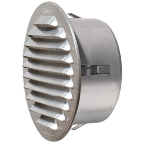 GRIGLIA TONDA IN METALLO DA INCASSO CON IMBOCCO IN PLASTICA Rame D. 175 mm - Imb. 135 mm