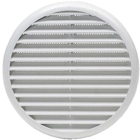 Griglia tonda resistente in ABS bianco d270