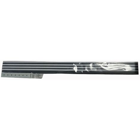 GRIGLIA VENTILAZIONE NERA KIT - 100 CM