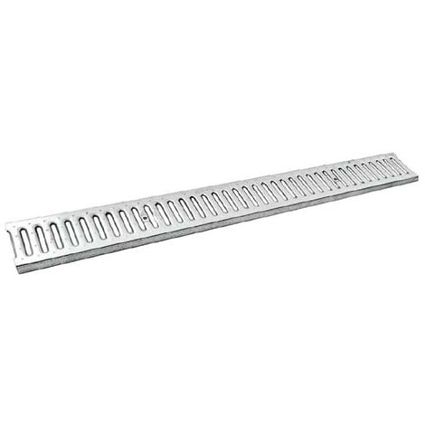 GRIGLIA ZINCATA PER CANALETTA A15 'COMPACT' CM 100 X 10,2 X H. 1,3