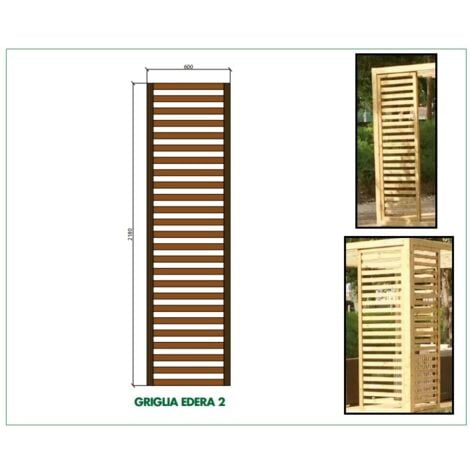 GRIGLIATO EDERA 60X4,5XH218CM IN PINO