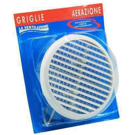 Griglie aerazione abs con Rete Tonde Blist.Tur100X 40- 80 Mm