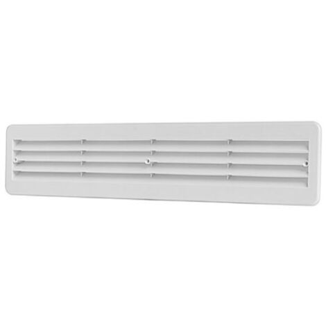 Griglie telescopiche in materiale termoplastico bianca 480x98 mm VECAMCO