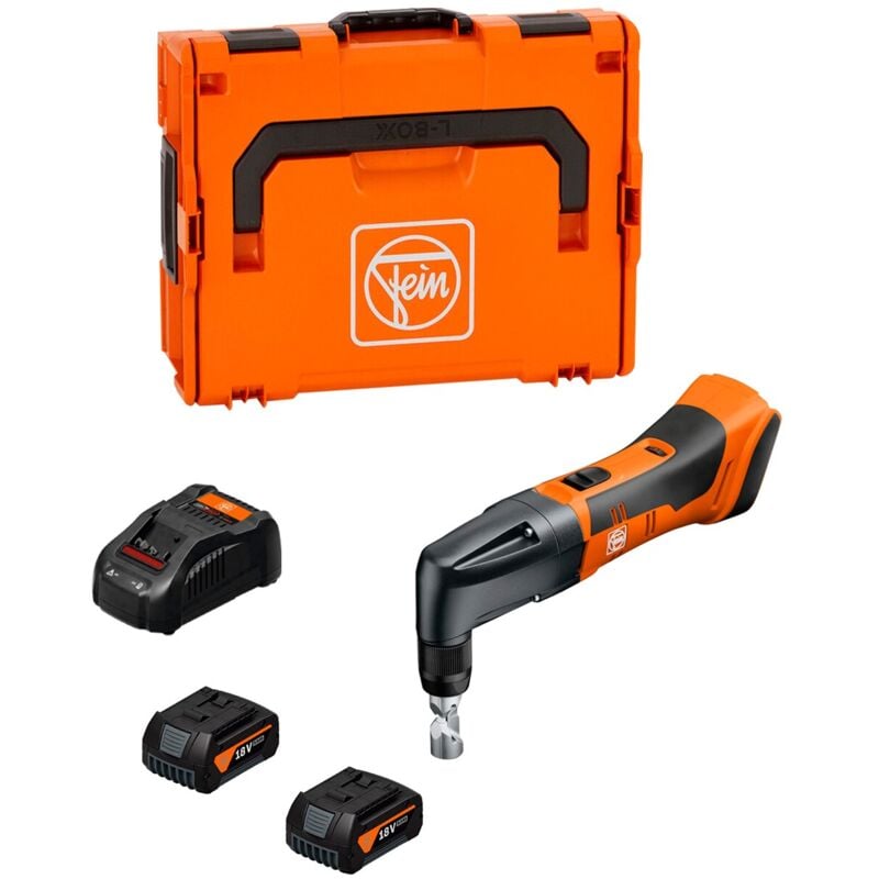 Grignoteuse Fein ablk 18 1.6 e as (2 x 5,0 Ah GAL1880CV L-Boxx 136)