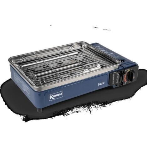 Gril Barbecue a cartouche gaz - KAMPA - Sizzle - Bleu