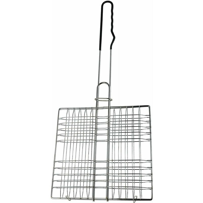 Outils Et Nature - Gril double carrée 55cm long avec poignée-Gril 23x22cm