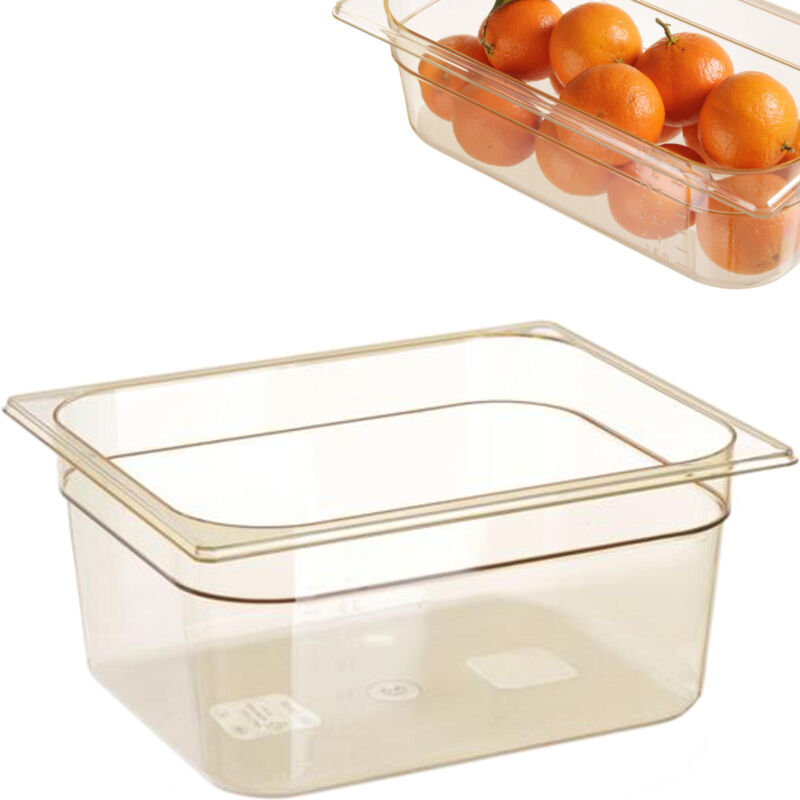 Image of Hochtemperatur-GN-Grilamidbehälter GN 1/2 Höhe 100 mm - Hendi 869376