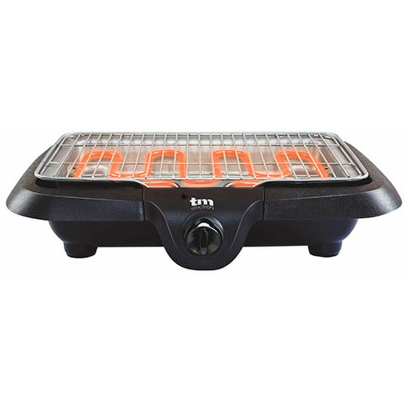 Tm Electron - TMPGR010 barbecue électrique de table, 2300W, 873cm2 de surface, système anti-fumée à base d'eau à 5 niveaux de température et