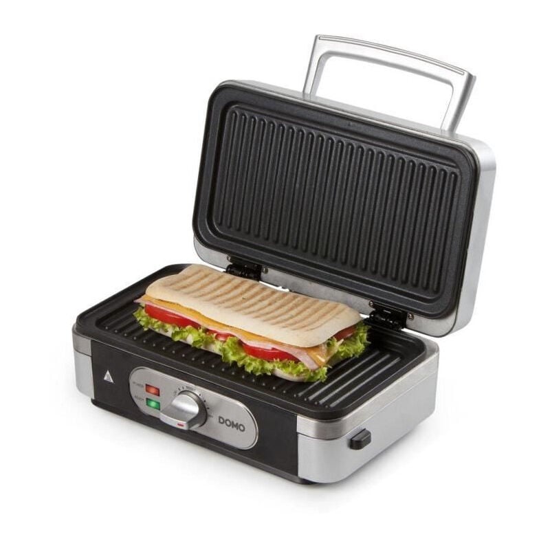 DO9136C Gaufrier multifonction - Inox - Domo