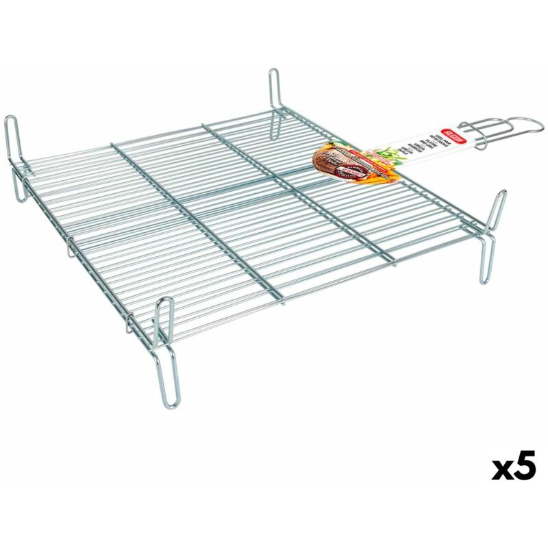 Algon - Grille double zinguée 45 x 50 cm (5 pièces)