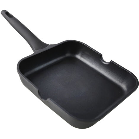 GRILL ALUMINIO FUNDIDO XYLÃN LISO MANGO FIJO 28CM