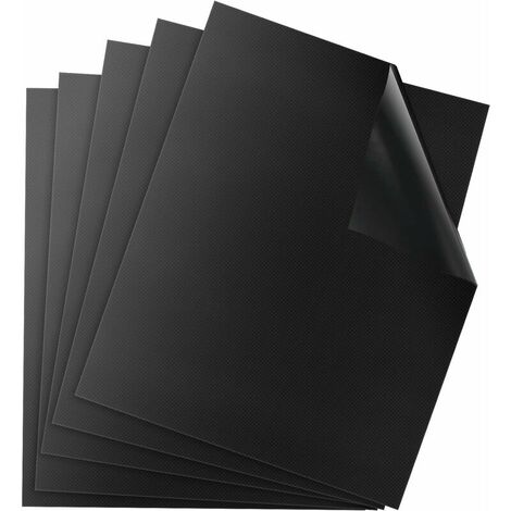 Grill-Backmatte, BBQ-Blätter 50 x 40 cm, 4er-Set BBQ-Grillmatten, wiederverwendbares, antihaftbeschichtetes, abwaschbares Grillpapier, Outdoor für Elektro-/Holzkohle-/Gas-/Elektrogrillöfen