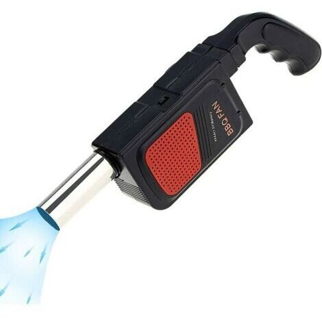 Grill-Blasgerät, soffiatore portatile elettrico per barbecue, soffiatore per barbecue, soffietto, utensile per picnic, campeggio, escursioni, fornello da cucina