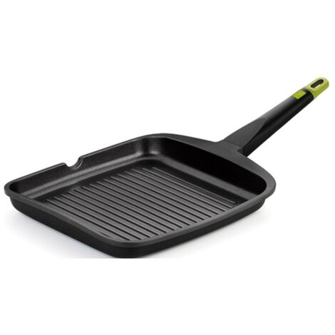Grill con rayas aluminio fundido foodie 22 cm induccion