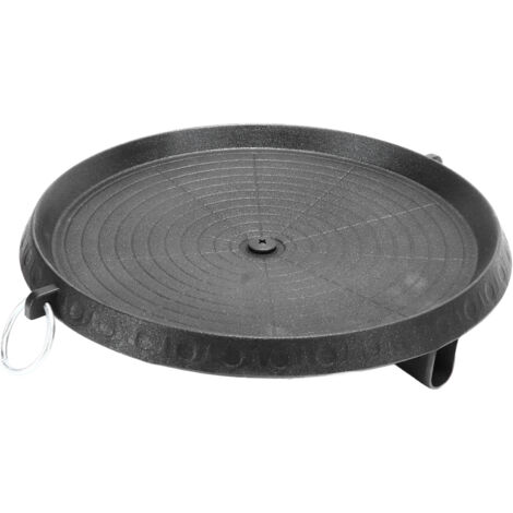 Grill Coréen Double Couche à Chaleur Uniforme, Résistant et Facile à Nettoyer avec Égouttoir à Graisse pour BBQ Jardin et Intérieur