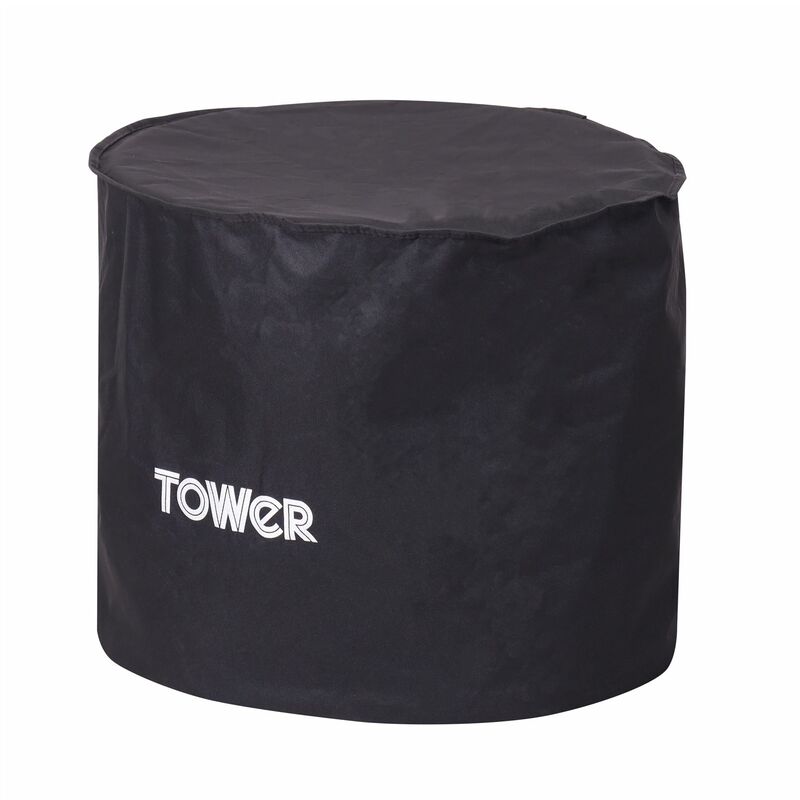 Tower T978512COV Grill Cover for T978512, Black, Waterproof and Windproof, L x W x H 57.5 x 66 x 63 centimetres
