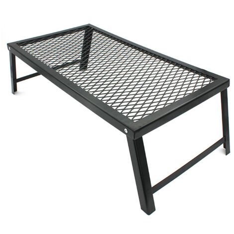 Grill de Camping Folding Mano  Grille en acier haute performance portable pour cuisson au feu ouvert  Dimensions 55x35x18cm