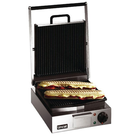 Grill de Contact/Panini Simple Plaques Rainurées Lynx 400 - Lincat