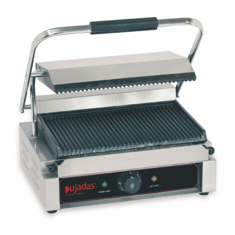 Grill de contact rainurée en fonte émaillée - Caterchef star