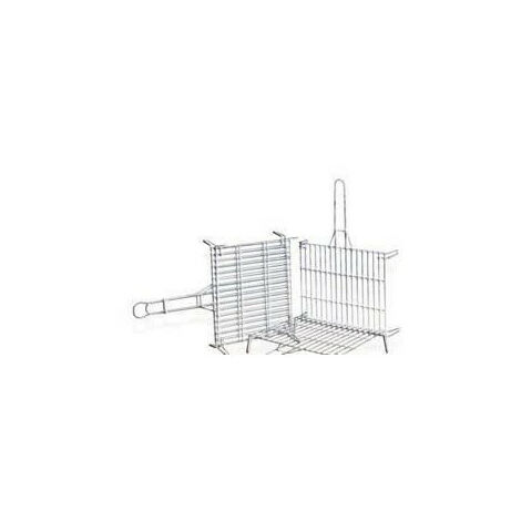 Grill double avec pied Zinc Galvanisé -