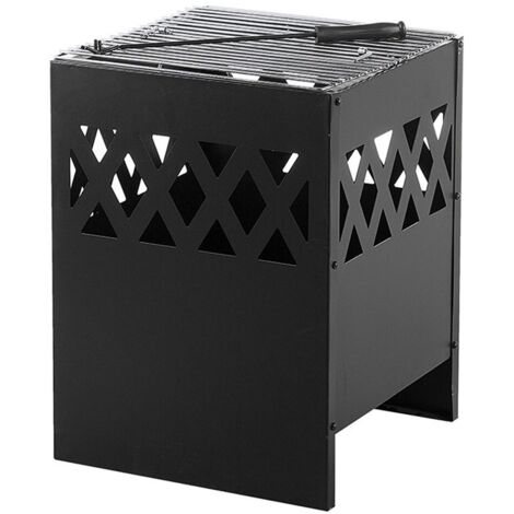 Grill-Feuerstelle SHIGA Metall Schwarz