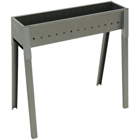 Grill für Spieß mit Füße Spieß Grill El Gaucho - 50x32xH49 cm. - Braciere: 50x11 cm.