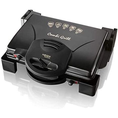 Grill Haeger GR-190.008A 1900W Negro Acero Inoxidable