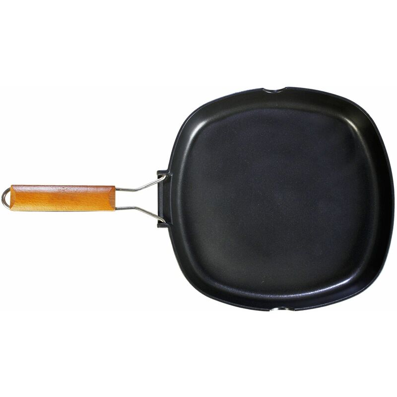 

Grill Plancha 28x28cm Liso M/abat Al/fu Ecostone Cookware