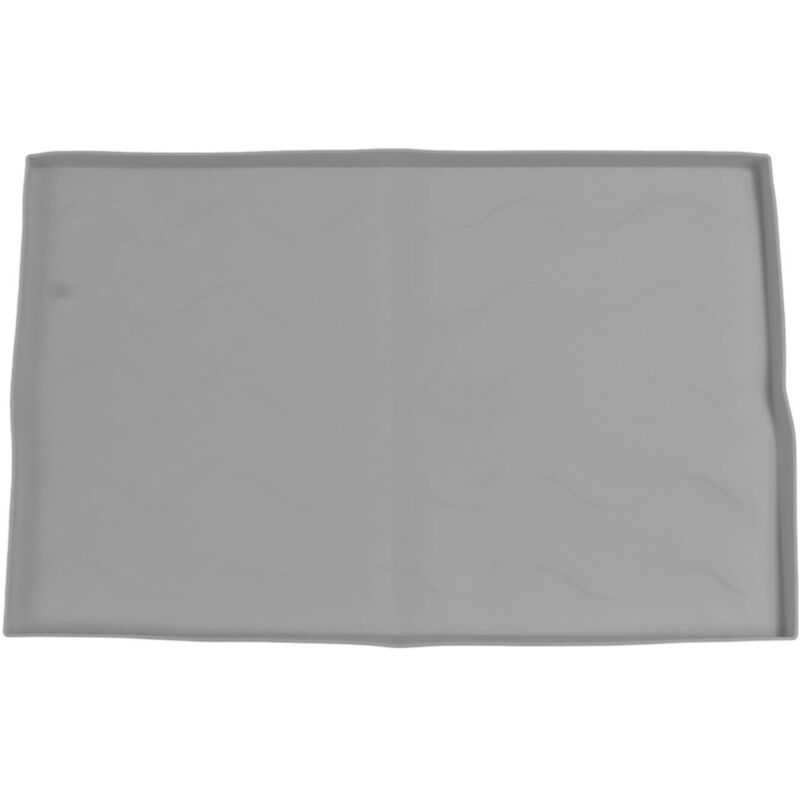 Grill Mat en Silicone pour Plancha Blackstone, Couverture Anti-Adhésive 22 Pouces Gris